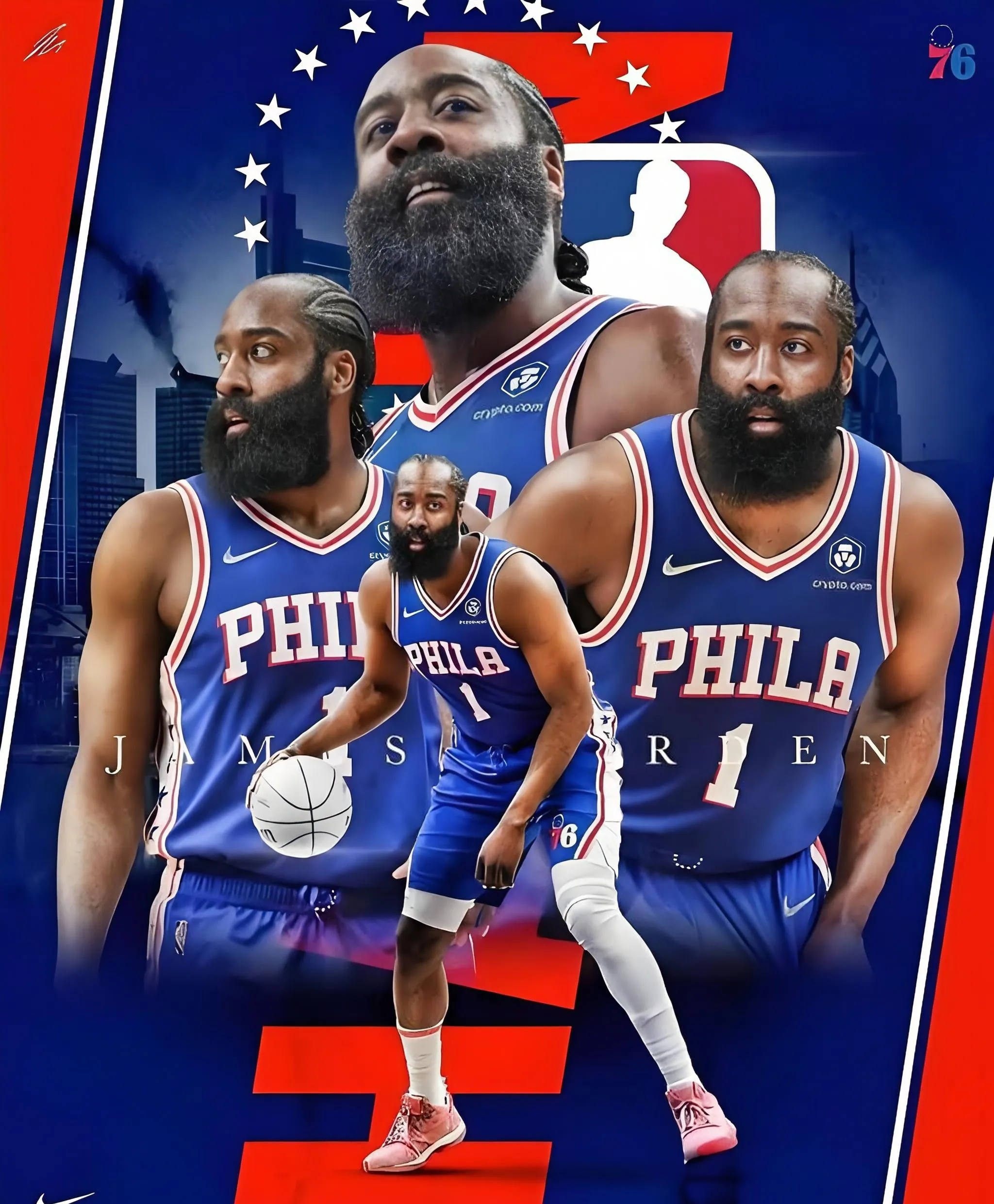 快船惨败篮网,哈登贡献三双 快船惨败篮网,哈登贡献三双